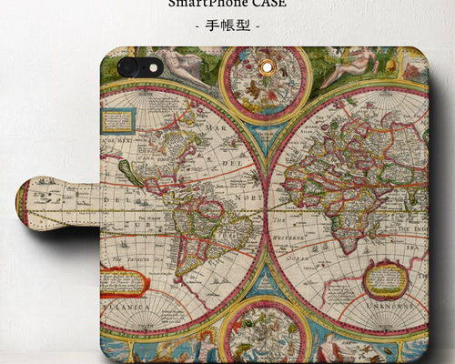 iPhone11/ヴィンテージ世界地図『スペインの古地図