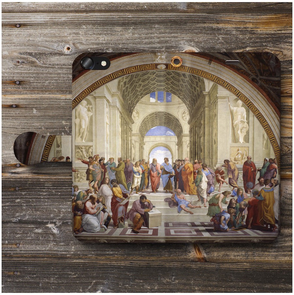 名画『ラファエロ アテナイの学堂』スマホケース手帳型 全機種対応 iPhoneXS XS GALAXY AQUOS        Ω 人気・おすすめ｜多用途・生活用品におすすめ 口コミ人気 即納 日本国内即配送