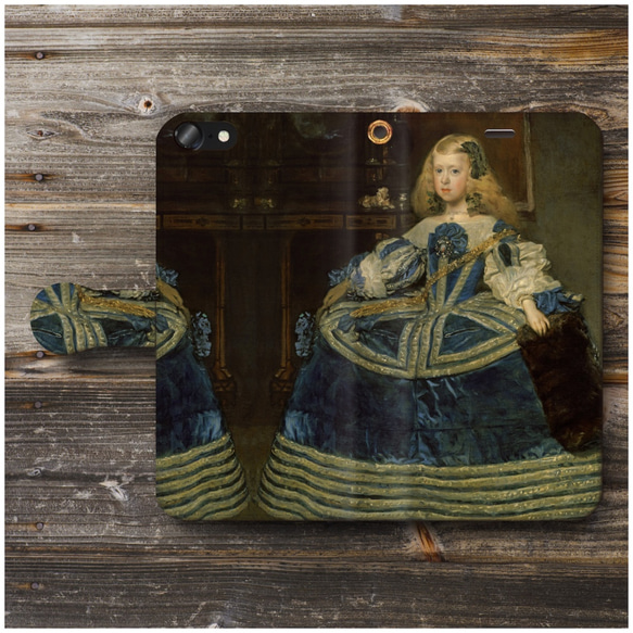 スマホケース手帳型【ベラスケス マルガリータ王女】 全機種対応 絵画 iPhoneX XS XSmax XR XZ3 人気・おすすめ｜売れ筋商品・話題商品におすすめ コスパ重視 安心配送 スピーディーにお届け