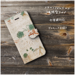 【ヴォイニッチ手稿 古文書8】スマホケース手帳型 全機種対応 絵画 かわいい iPhoneXR 2枚目の画像