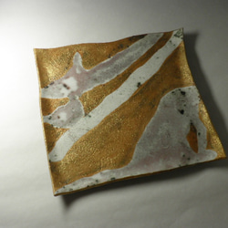 金銀彩板皿⑥ 1枚目の画像