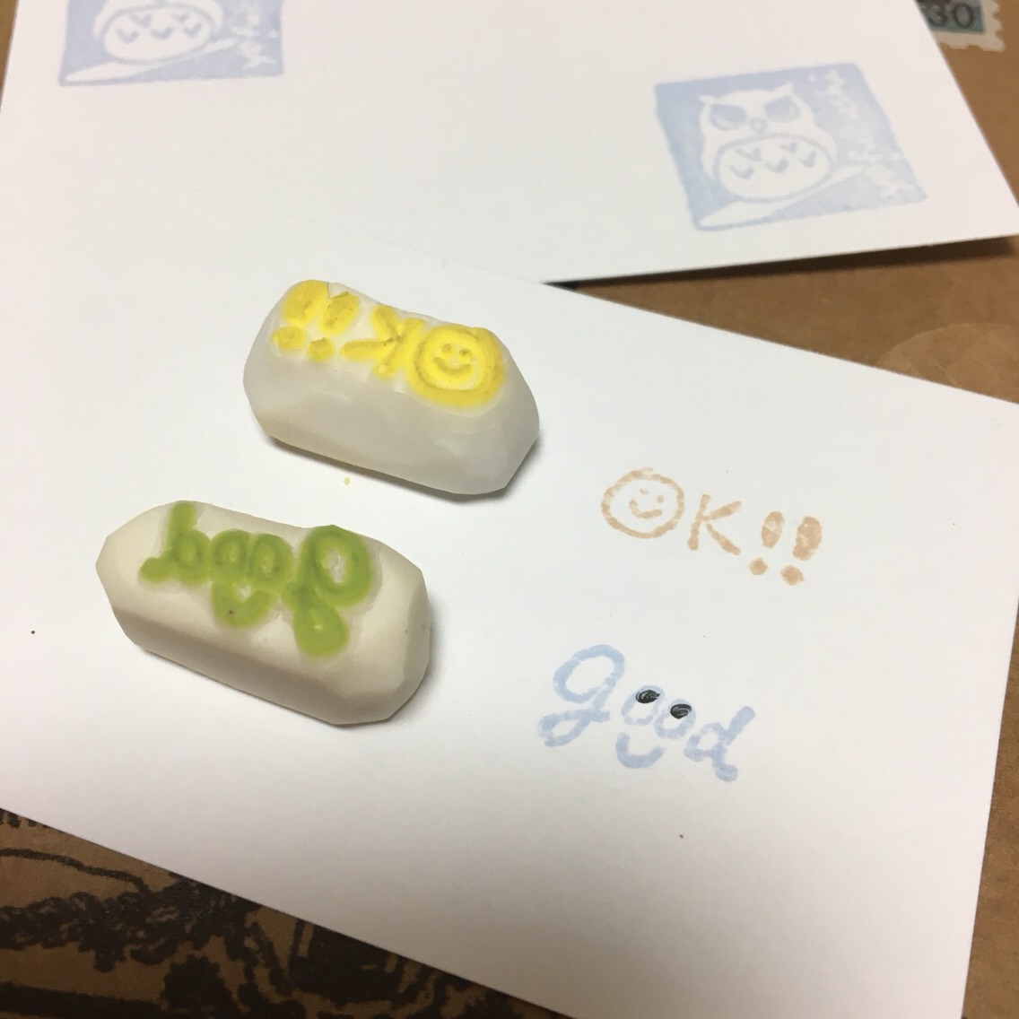 見ましたはんこ OKはんこ 確認はんこ 消しゴムはんこ 見ましたはんこ OKはんこ 確認はんこ 消しゴムはんこ はんこ
