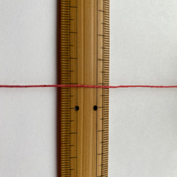 刺し子用糸 ［茜染め　茜色］Ｉ-011 3枚目の画像