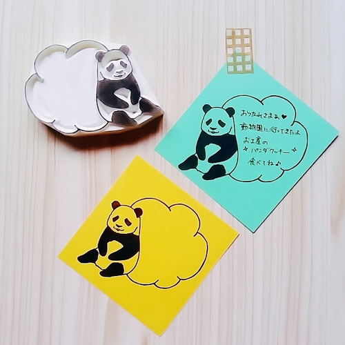 xipangu★【SALE】消しゴムはんこ★ねこ&パンダ xipangu様専用☆【SALE】消しゴムはんこ☆ねこ&パンダ