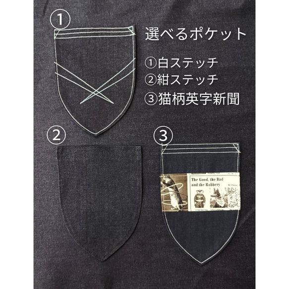 ストレッチ岡山デニムストレートデニムパンツ　9.5oz 　　インディゴ　 8枚目の画像