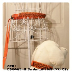 ［おトクセット！］マルチリード&〈M:33cm～38cm〉ハーフチョーク☆オレンジカモ（オレンジエッジ） 2枚目の画像
