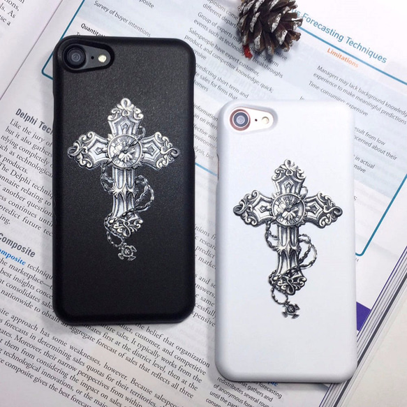 iPhone 8 / 8 plus 專利SUICA PASMO卡手機殼【十字架】3D立體浮雕 I AM I 第1張的照片