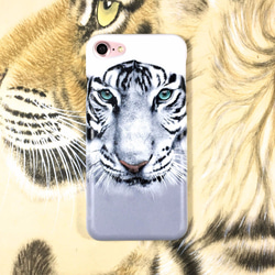 iPhone 8/8プラス特許SUICA PASMOカード電話シェル[王] 3Dステレオサウンド雪の虎の救済は、私がI AM 1枚目の画像