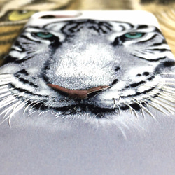 iPhone 8/8プラス特許SUICA PASMOカード電話シェル[王] 3Dステレオサウンド雪の虎の救済は、私がI AM 4枚目の画像