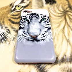 iPhone 8/8プラス特許SUICA PASMOカード電話シェル[王] 3Dステレオサウンド雪の虎の救済は、私がI AM 5枚目の画像