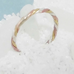 【送料無料！】SSBC (Small Silver Brass Copper Ring) 2枚目の画像