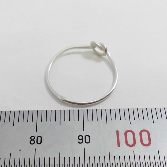 【送料無料！】LKS (Love Knot Silver Rings) 2枚目の画像