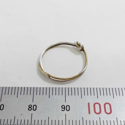 【送料無料！】KSB (Knot Silver Brass Rings) 2枚目の画像