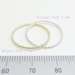 【送料無料！】DBS (Double Brass Silver ring) 2枚目の画像