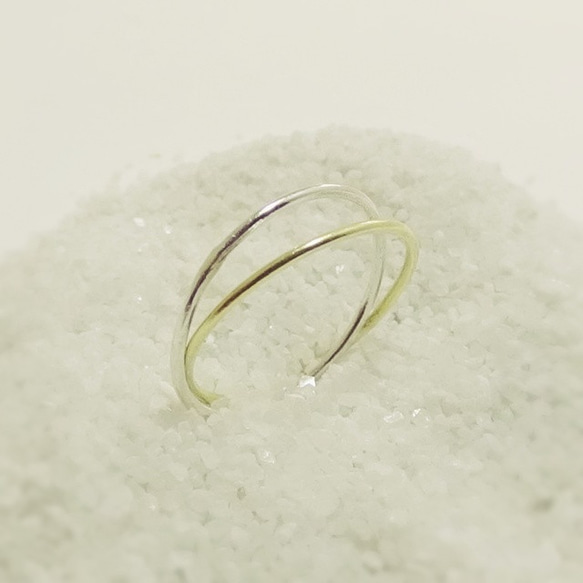 【送料無料！】ABS (A Simple Brass Silver ring) 3枚目の画像