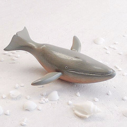 シロナガスクジラ （木 動物 鯨 置物 blue whale / wood / animal / figurine ） 1枚目の画像