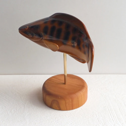 ライギョ  ( 木 魚 snakehead / fish / wood animal figurine ) 6枚目の画像