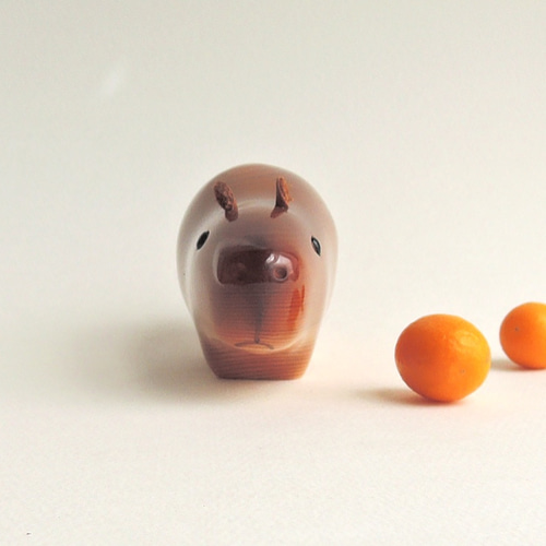 カピバラ （木・動物・置物） Capybara / wooden animal