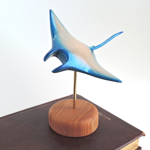 マンタ / wooden manta ray その他置物 工房西岡 通販 6071398