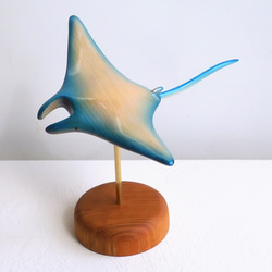 マンタ / wooden manta ray 2枚目の画像