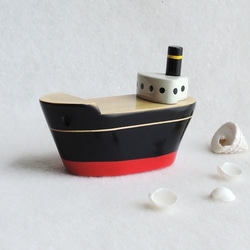 タンカー（ 木 船 置物 / ship / tanker / wood / figurine ) 1枚目の画像