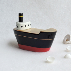 タンカー（ 木 船 置物 / ship / tanker / wood / figurine ) 2枚目の画像