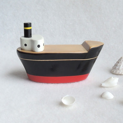 タンカー（ 木 船 置物 / ship / tanker / wood / figurine ) 4枚目の画像