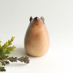 トガリネズミ  (★台付き)  shrew / wooden mouse 5枚目の画像