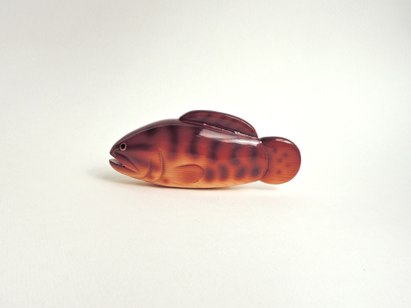 ライギョ ミニ ( 木 魚 置物 snakehead / fish / wood animal / figurine ) 4枚目の画像