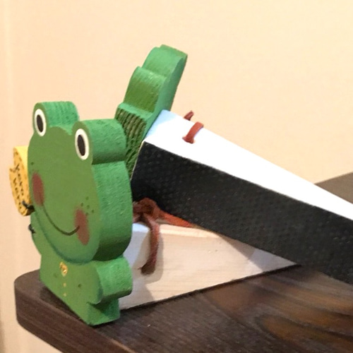 送料無料】ドアストッパー 可愛い カエルバージョン 2個セット その他