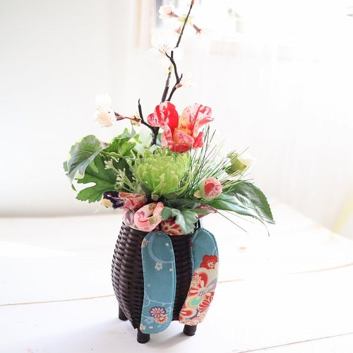 帰省暮 新春フラワーアレンジメント 枯れないお花 玄関 ご仏前 先方様