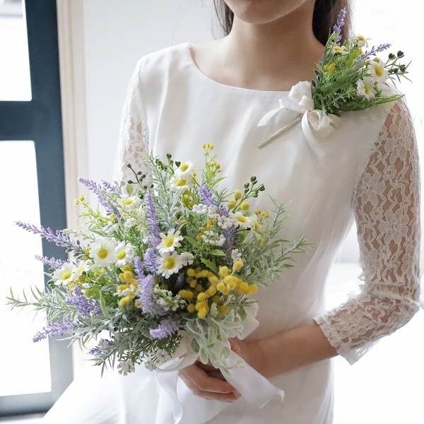 受注制作ミモザのクラッチブーケ♡