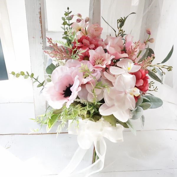 １名様限定 No.151 クラッチブーケ 胡蝶蘭 結婚式 前撮り カラー