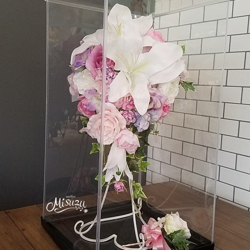 ブーケスタンド【L】 ブーケの保管・ディスプレイ用に 趣味の作品の