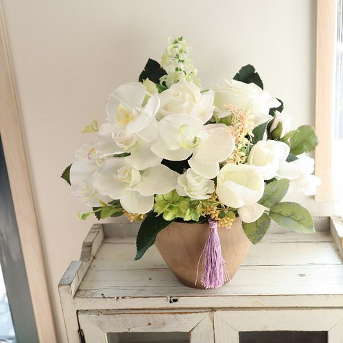 お供え フラワーアレンジメント 新盆 お盆 ご仏前 仏花 先方様への直送