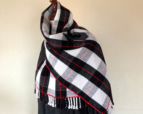 Supreme マフラー 白/黒/赤 1_ad24ff53d550247247b33364bcc0