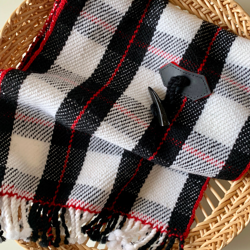 Supreme マフラー 白/黒/赤 チェック トグルマフラー4号（白×黒×赤） マフラー Hook & Needle 通販