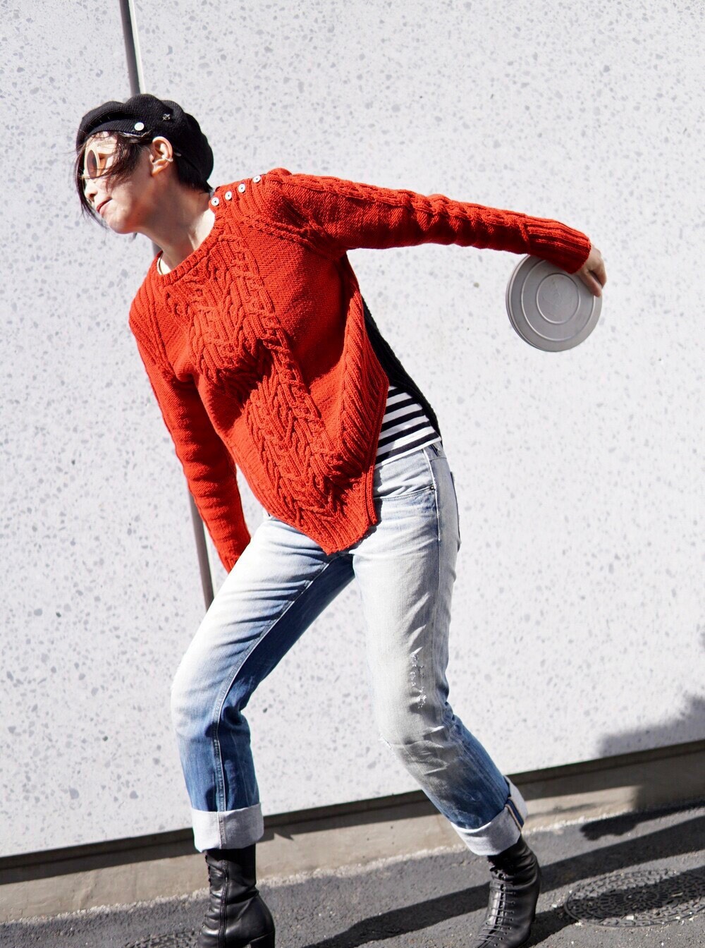 【受注製作】カラーオーダー可☆BODY ARMOR KNIT/バイカラー