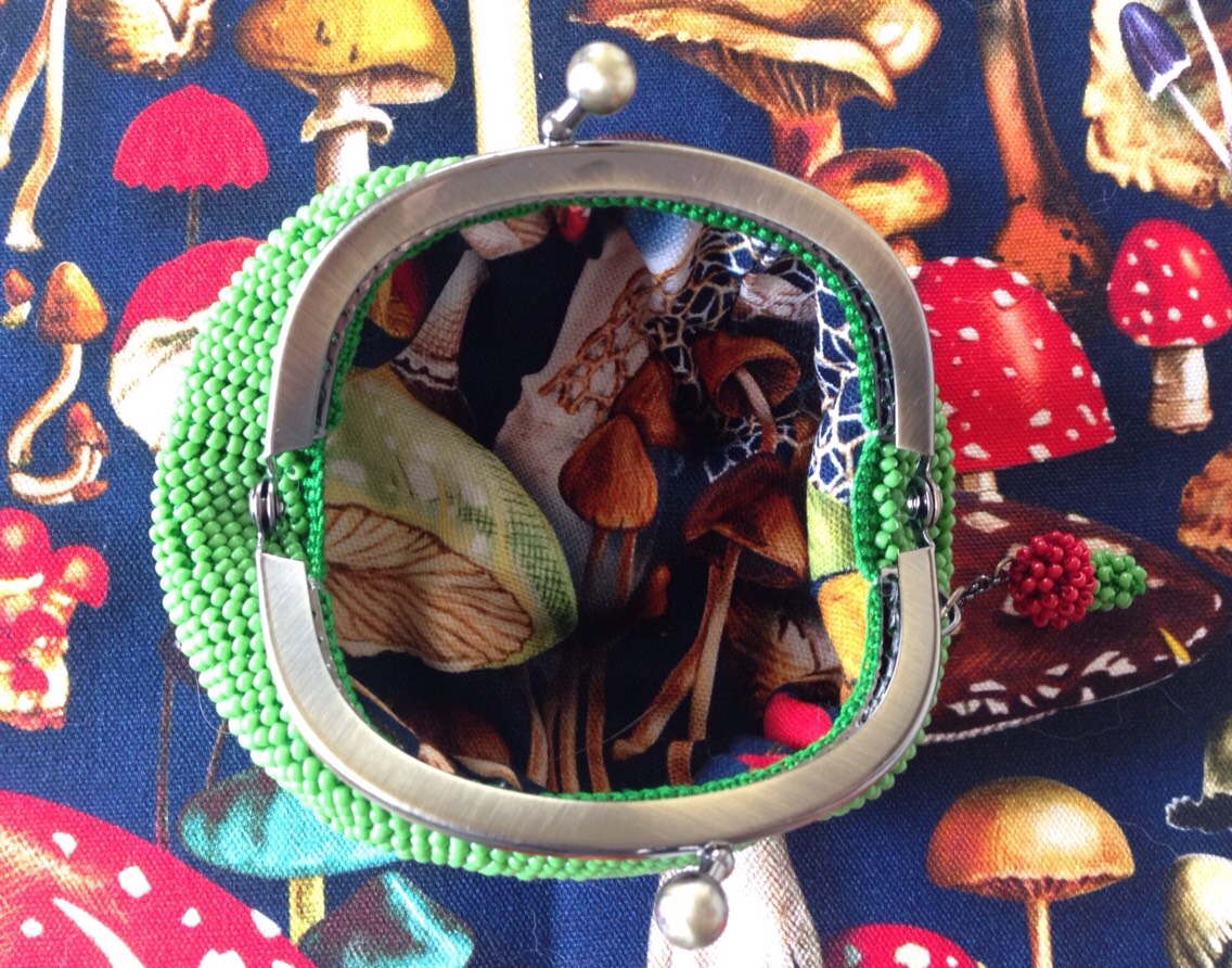 Creema限定福袋 5,000円セット きのこ尽くしビーズがま口&ブレスレット