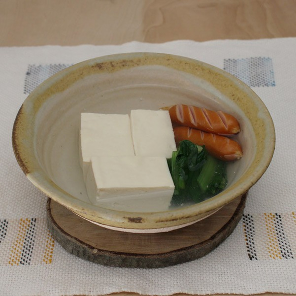 【一人用土鍋黄色土鍋E】do55　和食器 陶芸 湯豆腐 おでん 水炊き プレゼント 贈り物 誕生日祝い 結婚祝い 3枚目の画像