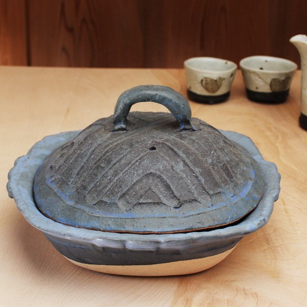 【一人用角青線模様土鍋】do45クリスマス すき焼き 湯豆腐 シチュー グラタン おしゃれ 素敵 かわいい 美味しい 17,908円