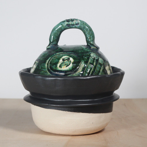 創作陶器 たち吉 志野ご飯鍋 4合炊飯土鍋 重量約3kg 未使用 創作陶器 たち吉 志野ご飯鍋 4合炊飯土鍋 重量約3kg ごはん鍋、調理