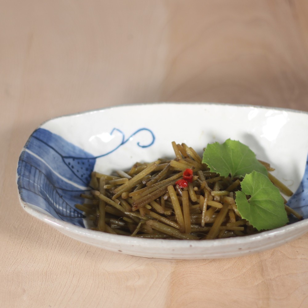 【粉引染付け長角鉢大】h66 和食器 陶芸 美濃焼 粉引き 盛り鉢 大鉢 めん鉢 サラダ 結婚祝い プレゼント 素敵