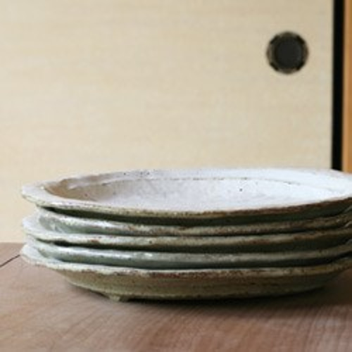 人気陶芸家のお皿×４枚 aito製作所 プレート 9cm 角小皿 マーガリート 陶器 瀬戸焼 同色