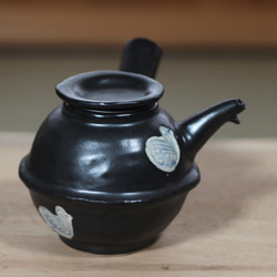 【黒釉 急須】KYU2 和食器 陶芸 美濃焼 結婚祝い お祝い 父の日 母の日 陶器 手作り お茶 モダン 素敵 3枚目の画像