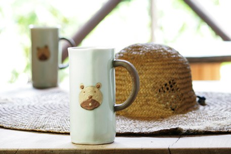 【子供の食器マグカップ くま大】KO5 おしゃれ 出産祝い 内祝い 可愛い 食い初め 誕生日 プレゼント 孫 お友達