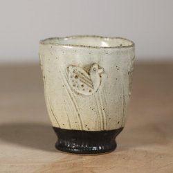 粉引き 三島湯のみ】YU23 和食器 陶芸 結婚祝い お祝い 父の日 母の日