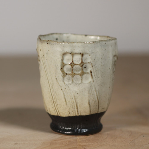 粉引き 三島湯のみ】YU23 和食器 陶芸 結婚祝い お祝い 父の日 母の日