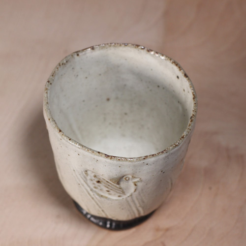 粉引き 三島湯のみ】YU23 和食器 陶芸 結婚祝い お祝い 父の日 母の日