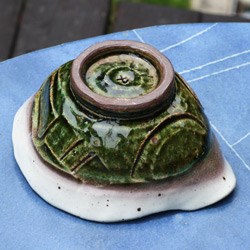 【織部・粉引き 片口鉢】ｈ13　煮物 盛り鉢 取り鉢 おしゃれ 素敵 かわいい 美味しい 結婚祝い 陶芸 6枚目の画像